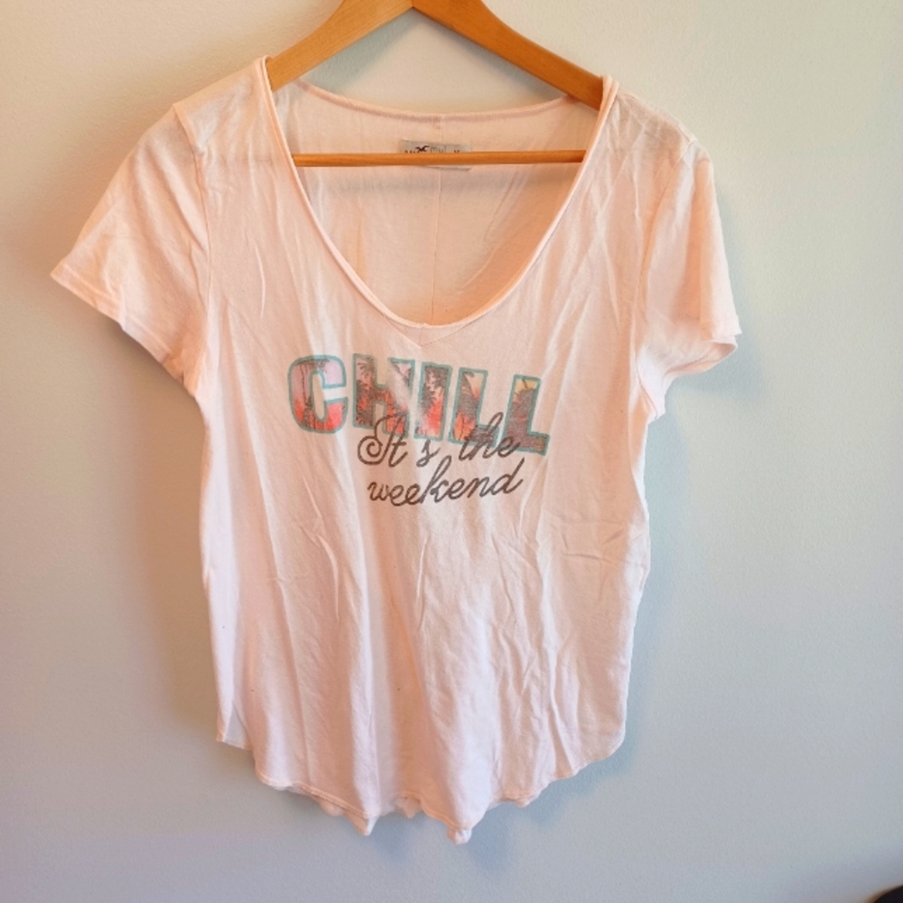 Hollister Light Pink T Shirt